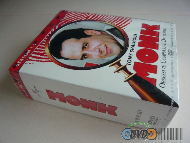 Monk Season 1-7 DVD Boxset English Version