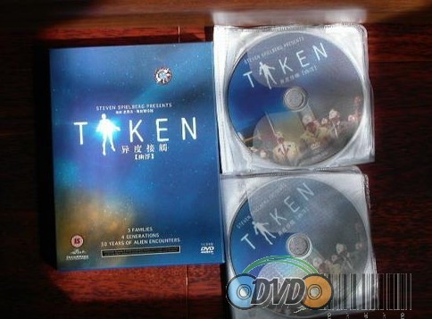 TAKEN (DVD 2003)Brand New BOX SET 11 CD Steven Spielberg