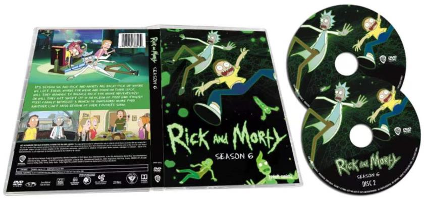 Rick and Morty Season 6 Complete DVD Box Set