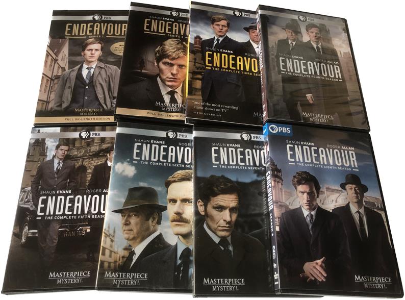 Masterpiece Mystery Endeavour Seasons 1-8 Complete DVD Box Set