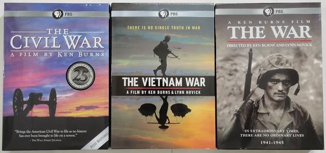 The Civil War + THE VIETNAM WAR + A KEN BURNS FILM THE WAR DVD Box Set