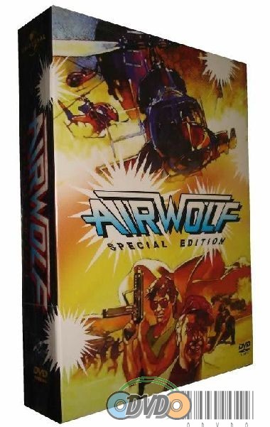 Airwolf COMPLETE SEASONS 1-3 DVDS BOX SET ENGLISH VERSION