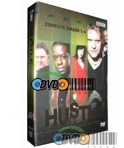 BBC The Hustle COMPLETE SEASONS 1-4 DVDS BOX SET ENGLISH VERSION