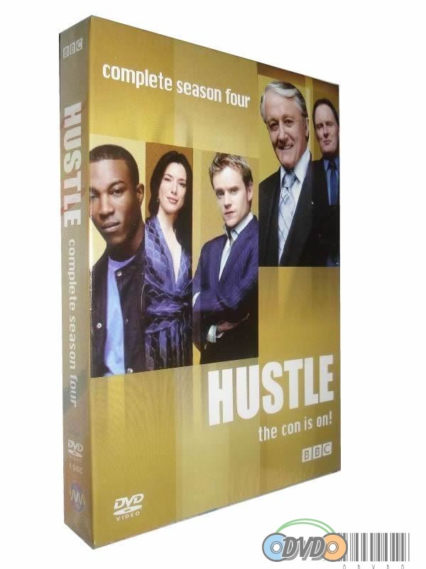 BBC The Hustle COMPLETE SEASONS 4 DVDS BOX SET ENGLISH VERSION