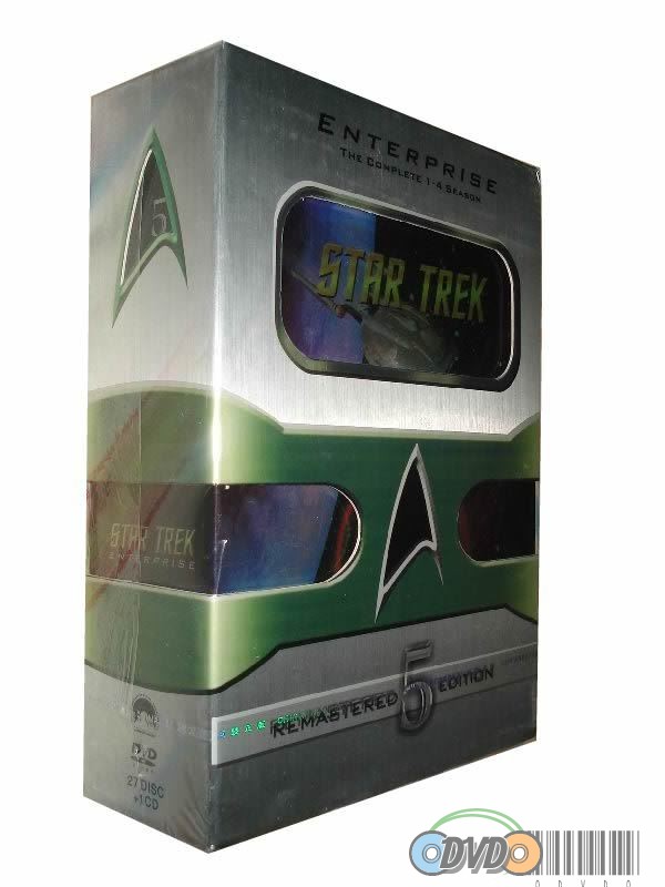 Star Trek Enterprise Complete Seasons 1-4 DVDS boxset ENGLISH VERSION