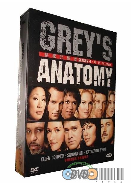 Grey\'s Anatomy COMPLETE SEASONS 4 DVDS BOX SET ENGLISH VERSION