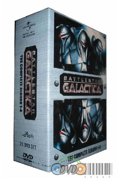 Battlestar Galactica COMPLETE SEASONS 1-4 DVD BOX SET ENGLISH VERSION