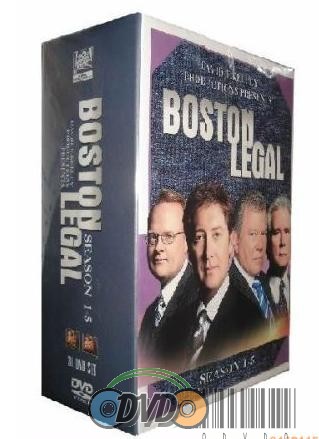 Boston Legal the complete seasons 1-5 DVD boxset ENGLISH VERSION