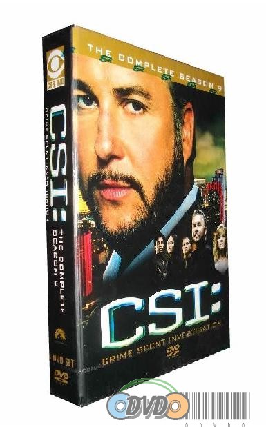 CSI Crime Scene Investigation COMPLETE SEASON 9 DVDS BOXSET ENGLISH VERSION