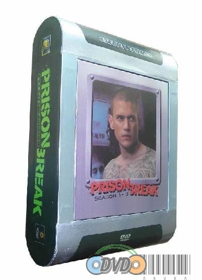 Prison Break COMPLETE SEASONS 1-3 DVDS BOX SET ENGLISH VERSION