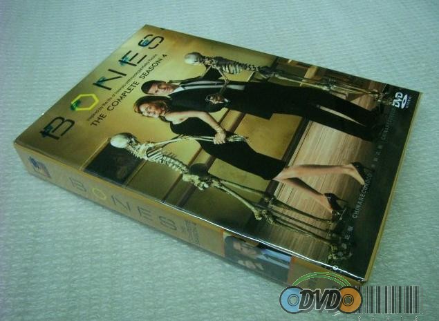 Bones COMPLETE SEASON 4 DVD BOXSET ENGLISH VERSION