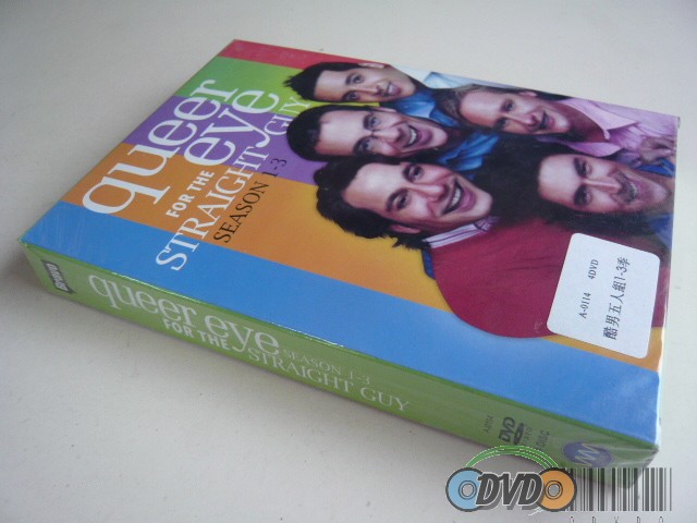 Queer Eye for The Straight Guy Season 1-3 DVD Boxset English Version