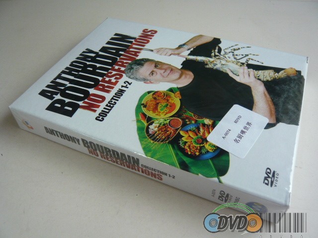 Anthony Bourdain No Reservations Collection 1-2 DVD Boxset English Version