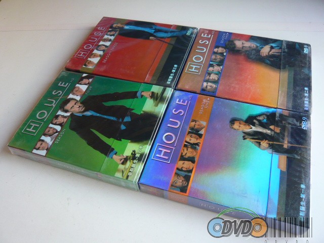 House Season 1-4 DVD Boxset English Version