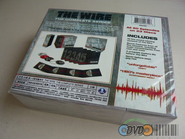 The Wire Season 1-5 D9 DVD Boxset English Version