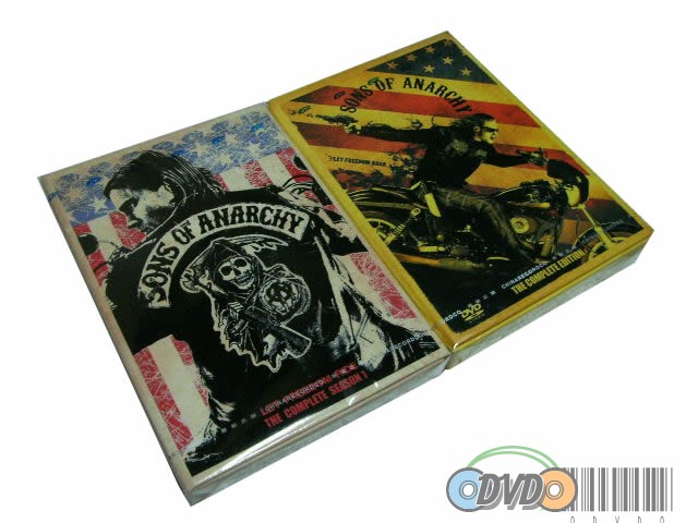 Sons of Anarchy Complete Season 1-2 DVDS BOX SET ENGLISH VERSION