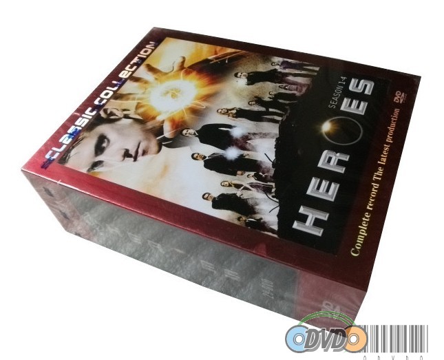 Heroes The Complete Season 1-4 DVD Box Set