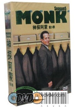 Monk Complete Season 5 Individual DVD Boxset