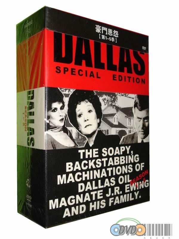 DALLAS Season 1 2 3 4 5 DVD BOX SET English Version