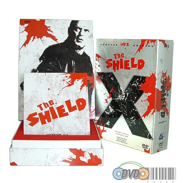 THE SHIELD COMPLETE SEASONS 1 2 3 4 BOXSET ENGLISH VERSION