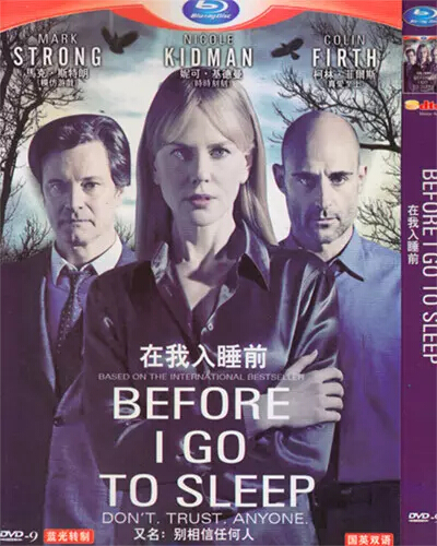 Before I Go to Sleep (2014) DVD Box Set