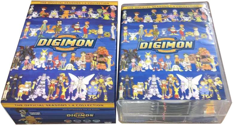 Digimon Seasons 1-4 Complete DVD Box Set