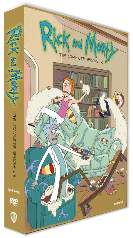 Rick and Morty Seasons 1-5 Complete DVD Box Set