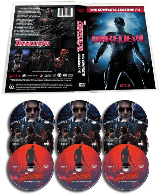 Daredevil: The Complete Seasons 1-3 DVD Box Set