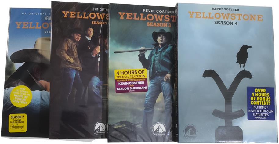 Yellowstone: The Collection Seasons 1-4 DVD Box Set