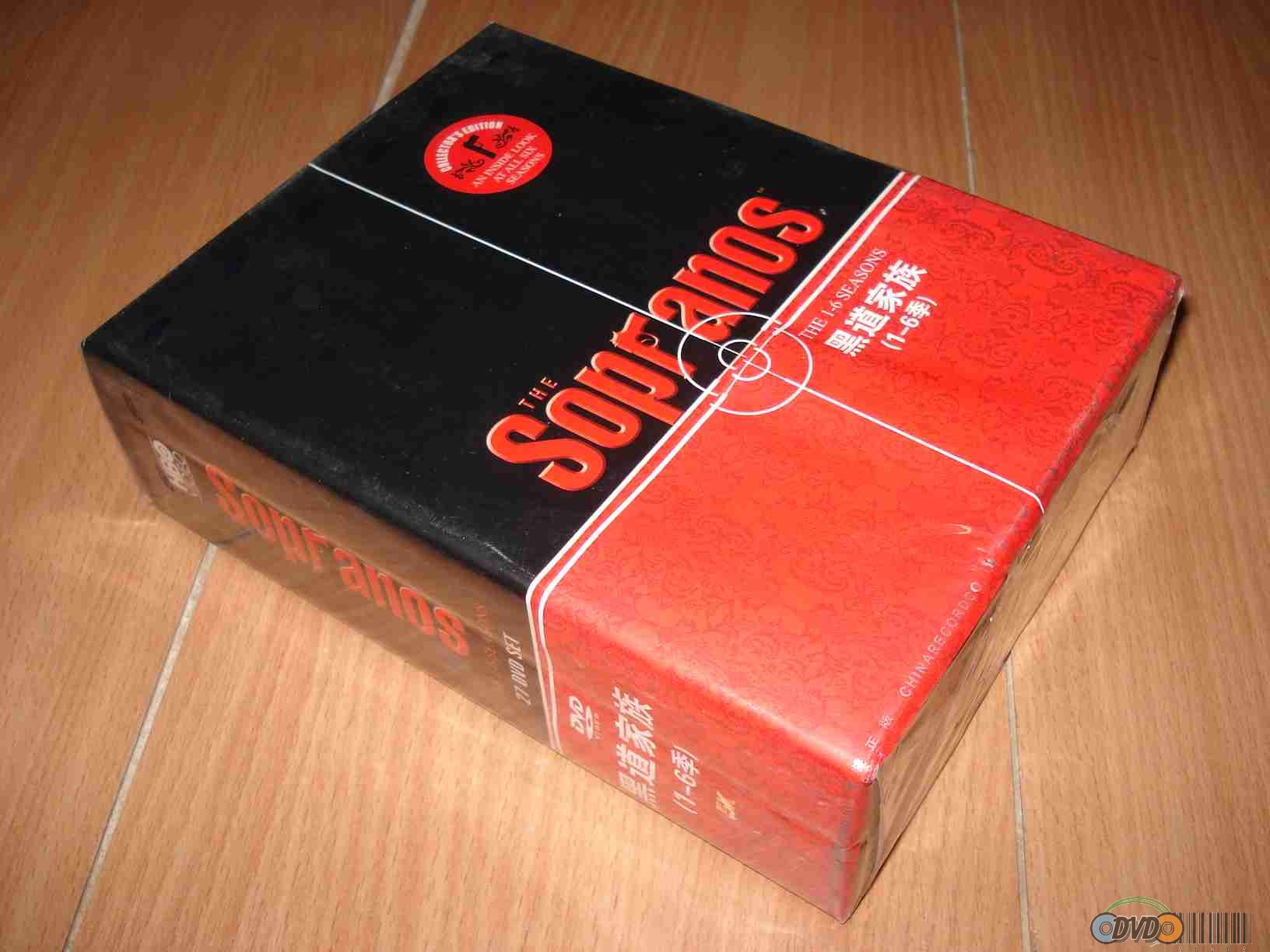 THE SOPRANOS SEASONS 1 2 3 4 5 6 BOXSET 27 DVDs ENGLISH VERSION