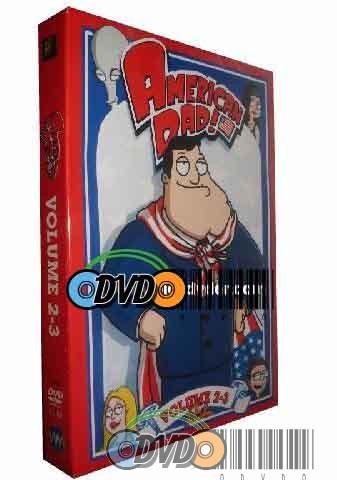 American Dad SEASONS 2-3 DVDS BOX SET ENGLISH VERSION