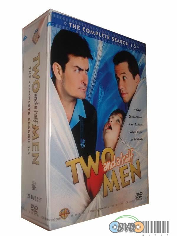 Two And A Half Men COMPLETE SEASONS 1-5 DVDS BOX SET ENGLISH VERSION