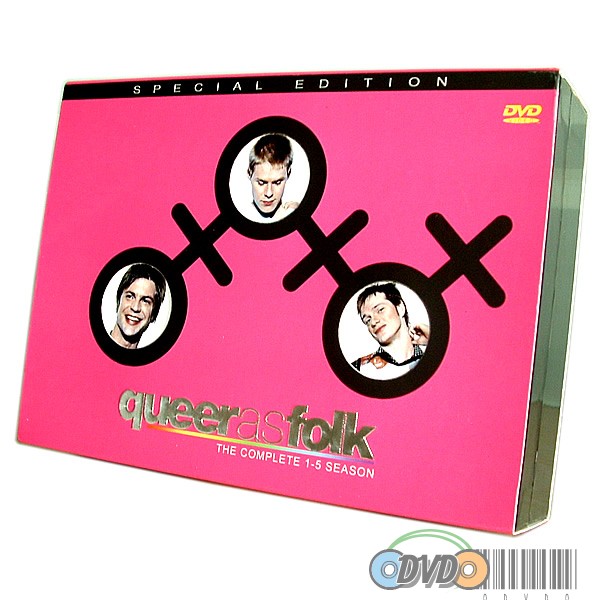 QUEER AS FOLK SEASONS 1-5 DVD BOX SET ENGLISH VERSION