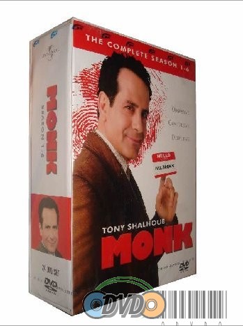 Monk Complete Seasons 1-6 DVD BOX SET