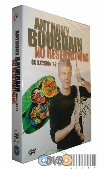 Anthony Bourdain: No Reservations collection 1-2 DVDs Boxset